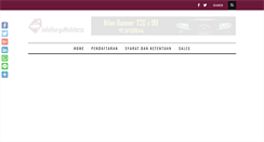 Desktop Screenshot of infohargamobil.com